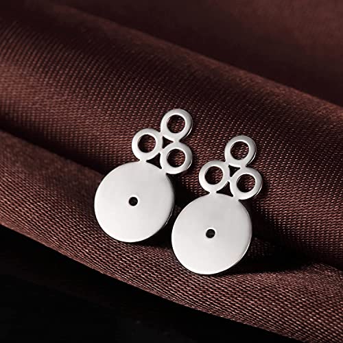Tuercas para pendientes plata ley 925 hipoalergénico mujer y niñas 4