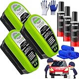 NOMVENT Clear Vision Glass Cleaner, Clearvision Car Windshield, Clear Vision Windshield Cleaner, Clearvision Automotive Oil Film Cleaning Brush, Prevents Rain And Fog Cleaning Glass Brush (3, Green)