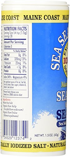 Maine Coast Sea Vegetables 034529123742 Sea Salt With Sea Veg 1.5 Oz Shaker thumb #3