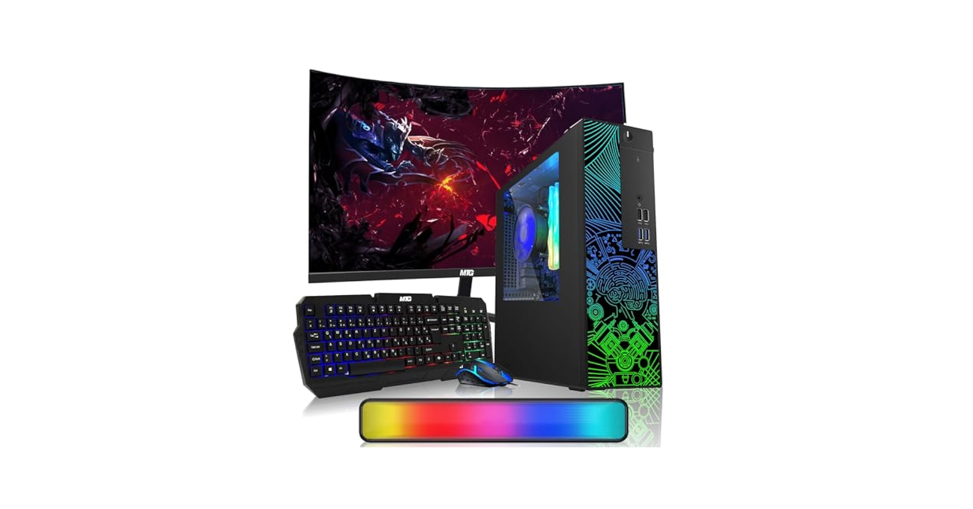 Amazon.com: TechMagnet RGB Desktop Computer PC - Intel Core