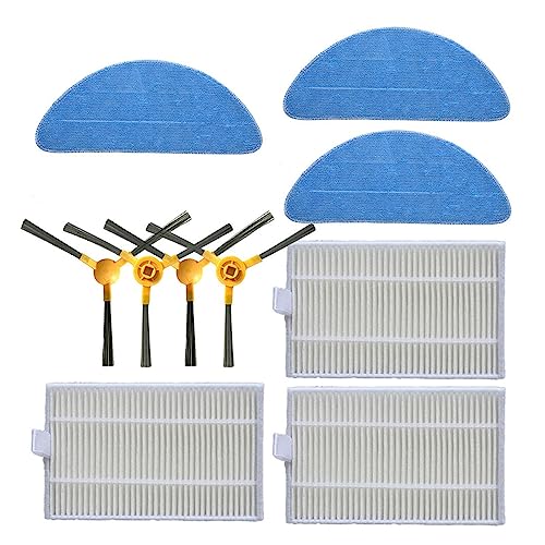Filter Side Brush Mop Cloth Fit For REDMOND RV-R650S Fit For Robotic Vacuum Cleaner Accessory Acuum Mop Cleaner Side Brush Spare Parts Kit Vacuum cleaner parts