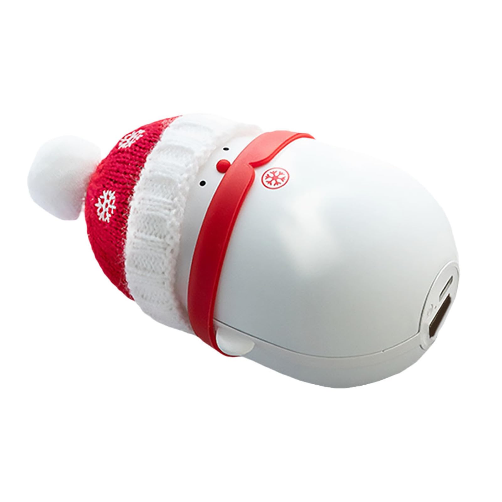 Hemobllo Schneemann-handwärmer mit USB-Aufladung Tragbare Powerbank für Winter Fördert die Durchblutung und Lindert Schmerzen