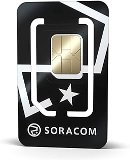 Soracom Air Global IoT SIM Card Secure Cellular Connectivity SIM Card for IoT M2M Projects Pay as You Go No Contract… (1- pack)