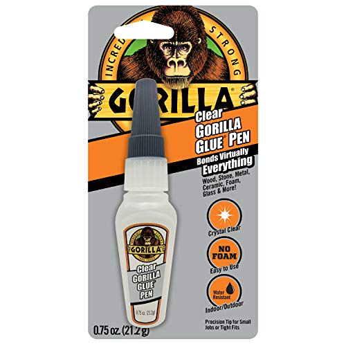 Gorilla Clear Glue, 0.75 ounce Pen (Pack of 1)