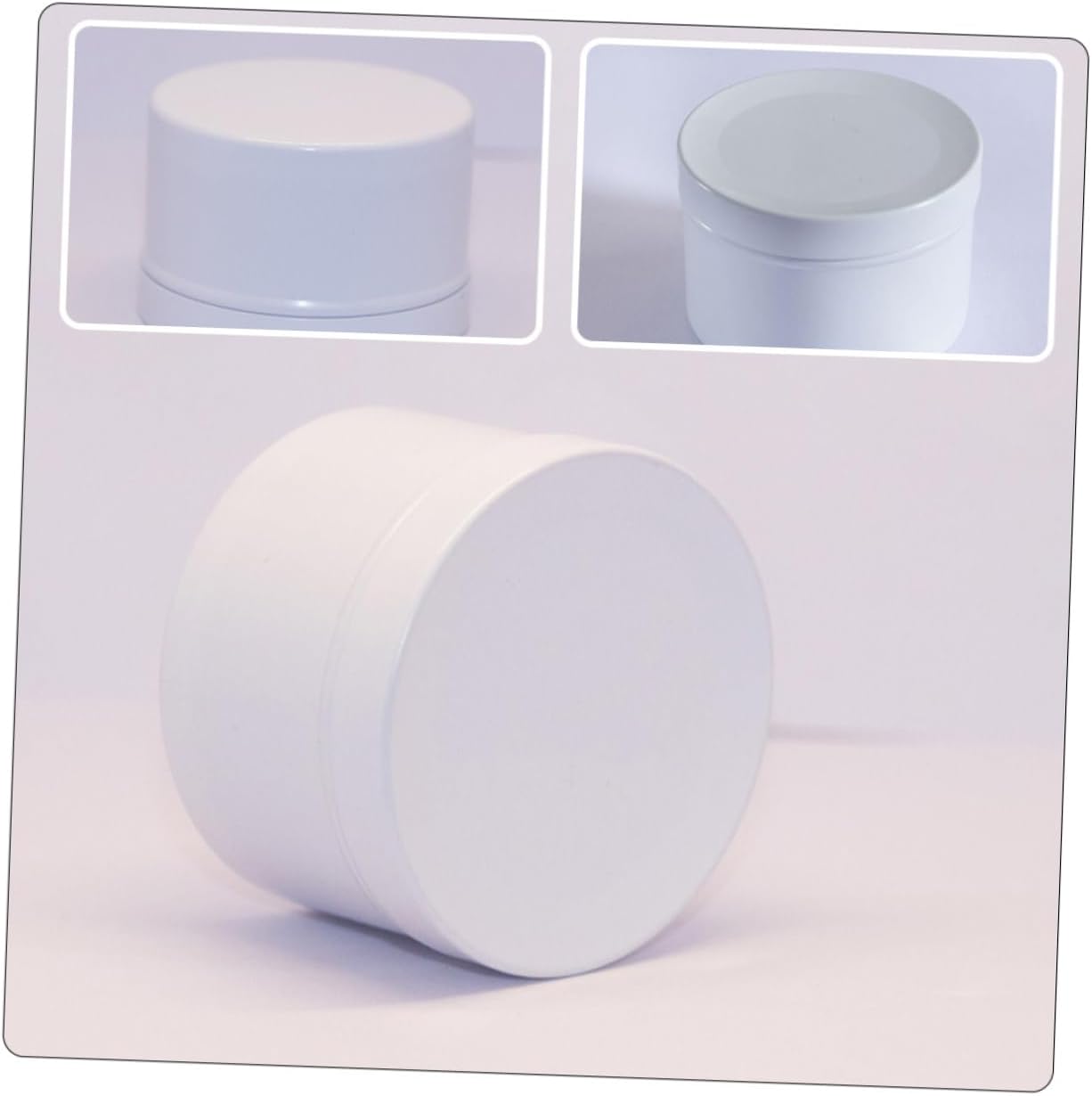 Xmas 4pcs 50ml Aluminum Alloy Candle Jars Empty DIY Candle Cups
