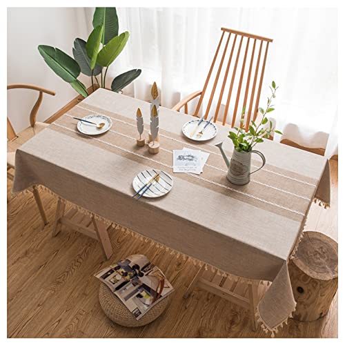 Nappe rectangulaire en polyester décoration d'intérieur style nordique