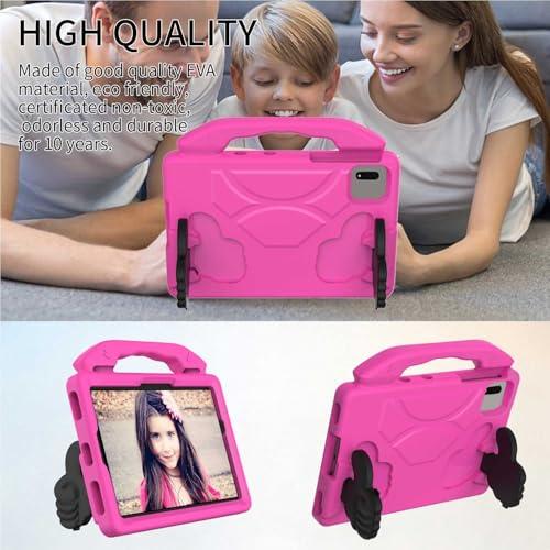 Housse tablette Huawei Matepad SE 11 EVA antichoc rose robuste avec support - 2