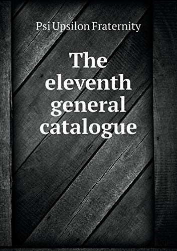 The eleventh general catalogue 551929495X Book Cover