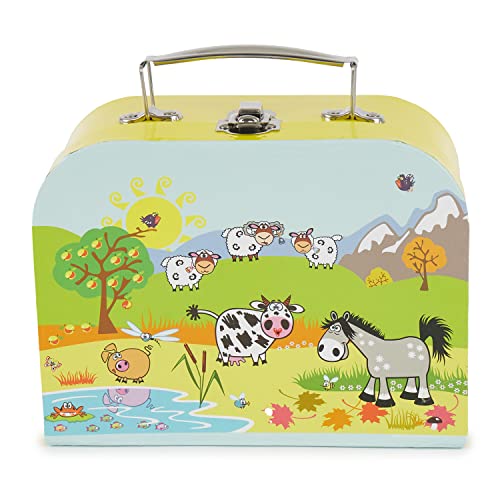 Ldabrye Puppenkoffer 45,7cm - Aufbewahrungskoffer Für Puppenkleidung & Zubehör