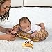 Boppy Tummy Time Prop, Golden Sun with Arrows with Two Removable Toys, A Smaller Size for Comfortable Tummy Time, Attached Toys Encourage Neck and Shoulder Strength Building