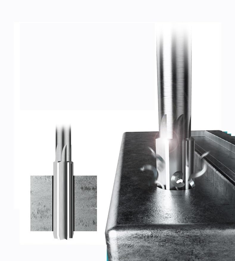 XWTOOL HSS H7 Machine ruimer 13,1 mm 13,2 mm 13,3 mm -15,9 mm Chucking Sraight Fluit Gemeenschappelijke Ronde Schacht Frees Tool Ronde schacht Frees Tool (Maat: 13,1 mm