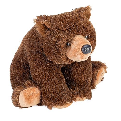 Ours en peluche marron de 30 cm et jouet écoresponsable pour bébé
