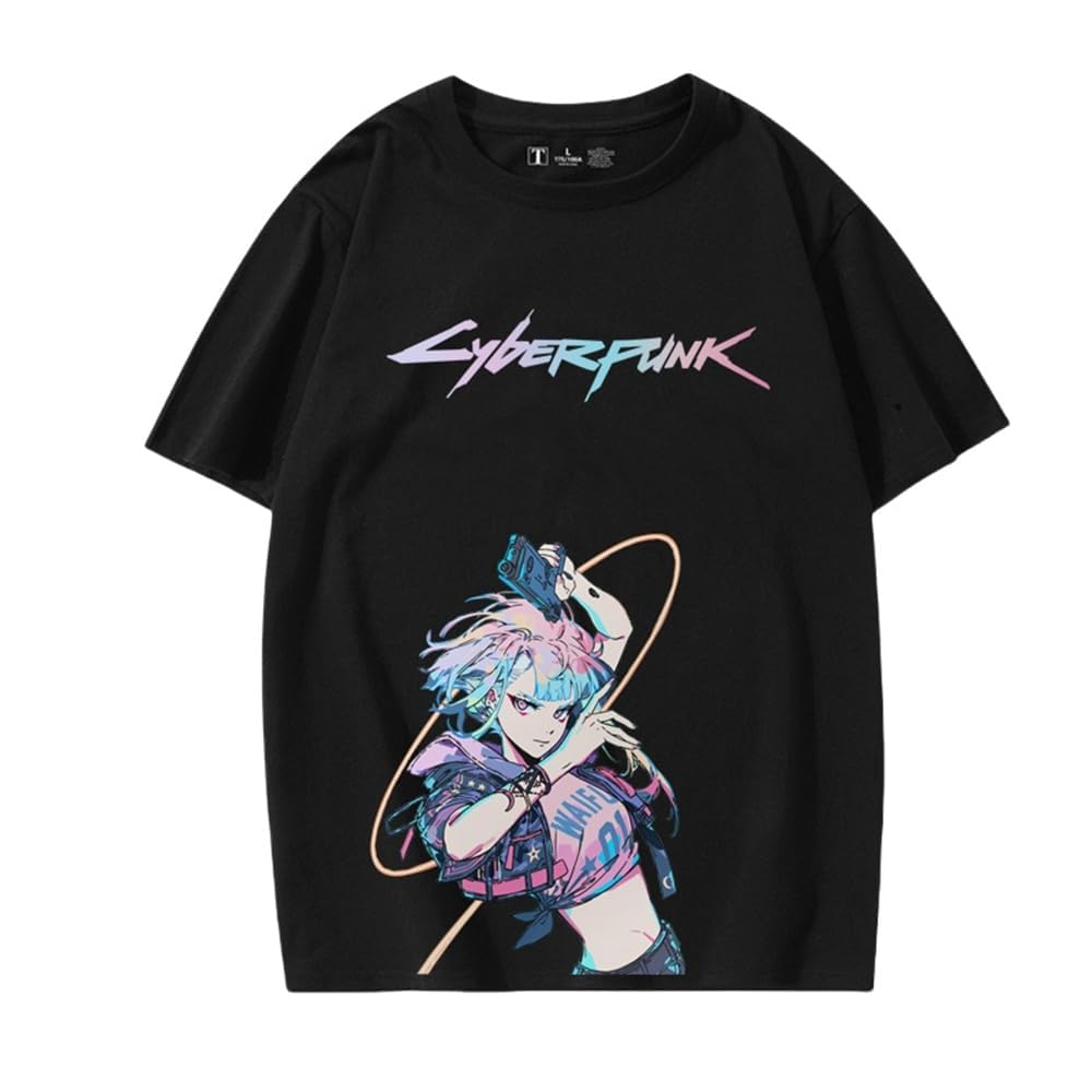 早い者勝ち サイバーパンク エッジランナーズ ルーシー Tシャツ アニメ Cyberpunk: Edgerunners 【サイバーパンク: エッジランナーズ