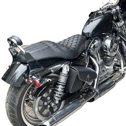 Asiento doble de cuero sintético resistente para Roadster y Iron 3