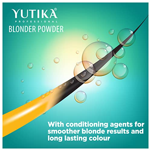 Image of Yuthika Professional Blonder Powder 500gm with Hair Color Developer 20 Volume (6%) 1000ml