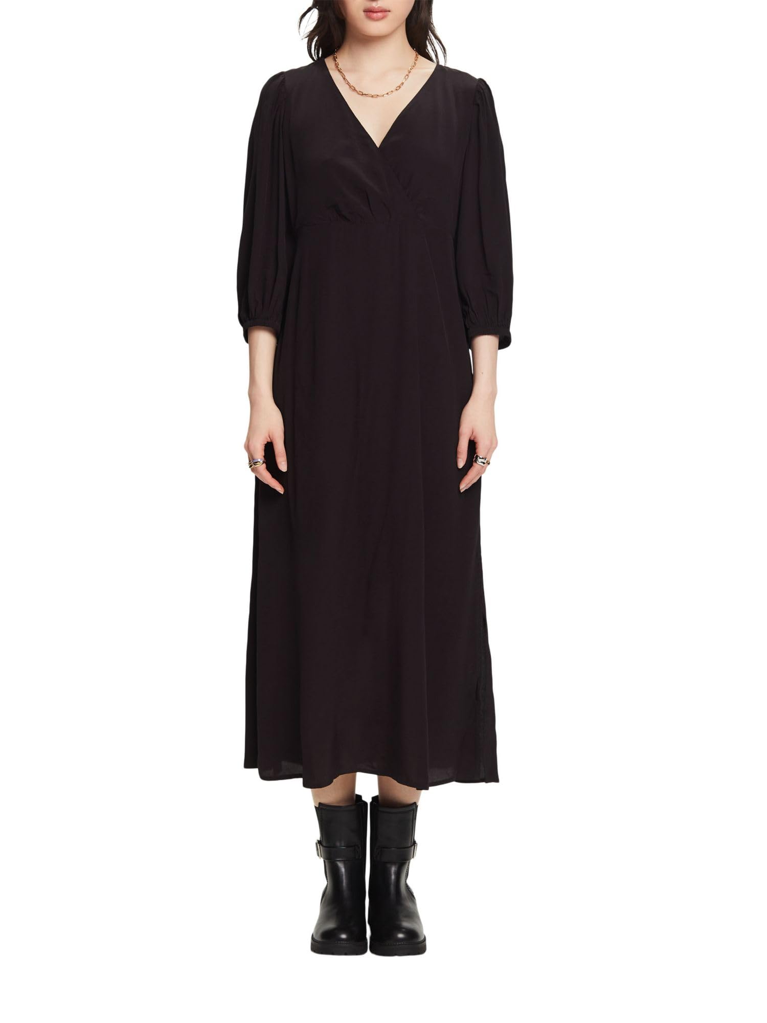 Esprit Women's 001/Black 024Ee1e327 Dress, 6