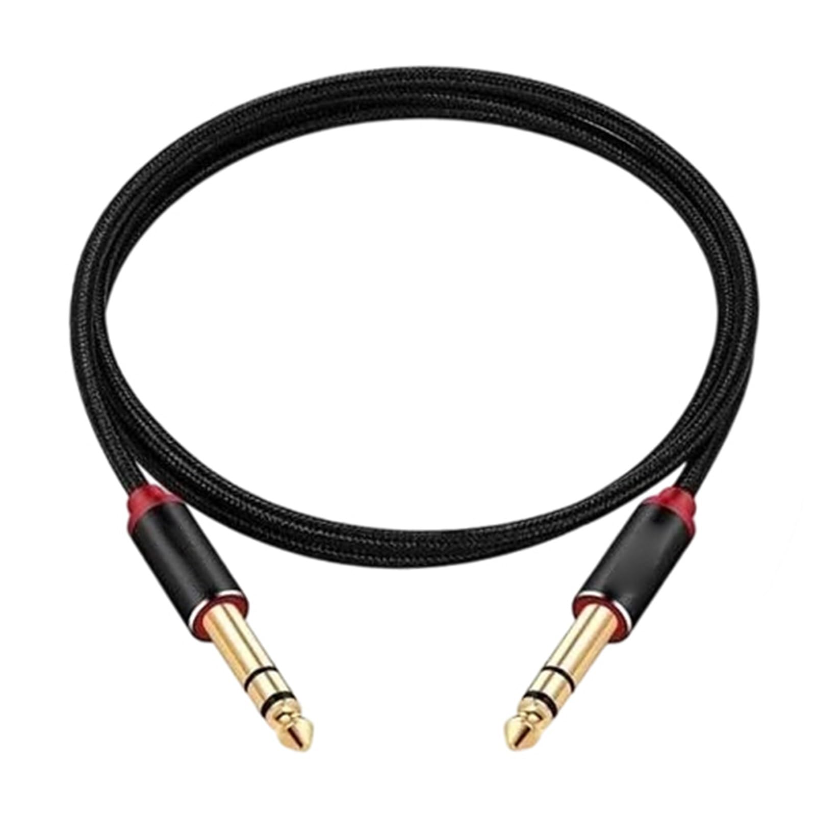 Guitar Cable de Audio Cable Estéreo De 6,35 Mm Y 1/4 Pulgada Adecuado Para Guitarras Eléctricas Bajos | Cable de para guitarra(10m)