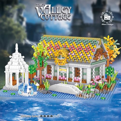 Architecture Beach House Micro Building Blocks Set(2710PCS) - Architectural Model Toys Gifts for Kid and Adult,Fun Gifts for Beach Enthusiasts by The Seaside