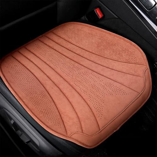 トヨタ ハリアー 80系 60系モデル専用 防水レザー車シートカバー シートクッション 座面カバー 運転席・助手席・後部座席対応 抗菌防臭 汚れ防止・シート保護 お尻クッション 取付簡単【2025年新型】(茶色,1前座席)