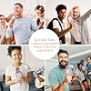 Wireless Bluetooth Karaoke Microphone 2 Pack, 4-in-1 Handheld Mic Speaker for Singing, Karaoke Machine for Phone Android PC, Great Birthday Gifts for Girls Kids Adults for Party,Home KTV,Blue&Rose #5