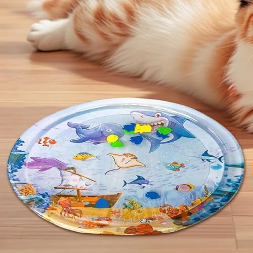 Coussin de refroidissement pour chats : lit sensoriel anti-griffures - 4