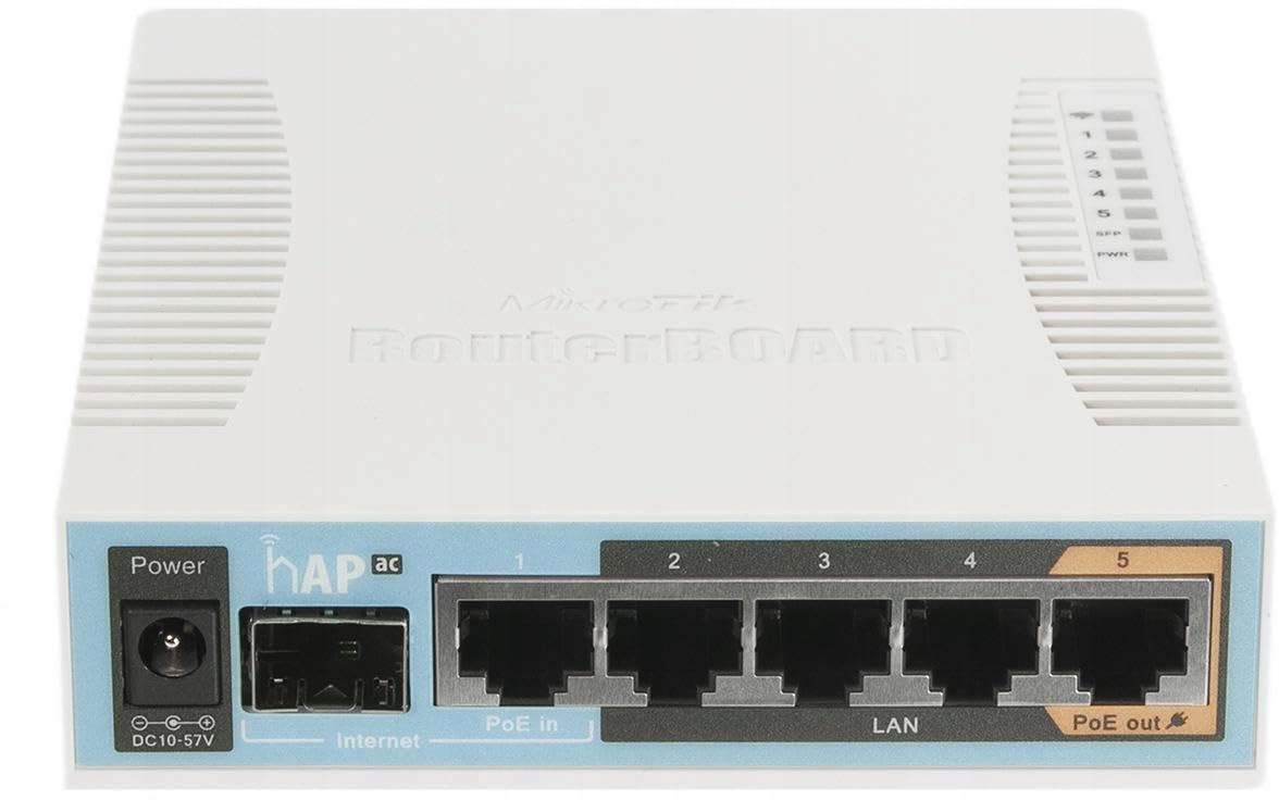 Mikrotik Home Ac Access Point, Hap Ac, Rb962uigS-5hact2hnt (rb962uigS-5hact2hnt)