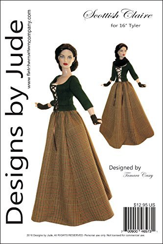 Outlander Scottish Claire Dress Pattern for 16