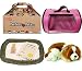 Perfect Petzzz Breathing Cavalier King Charles Plush Puppy Dog with Pink Tote For Plush Breathing Pet
