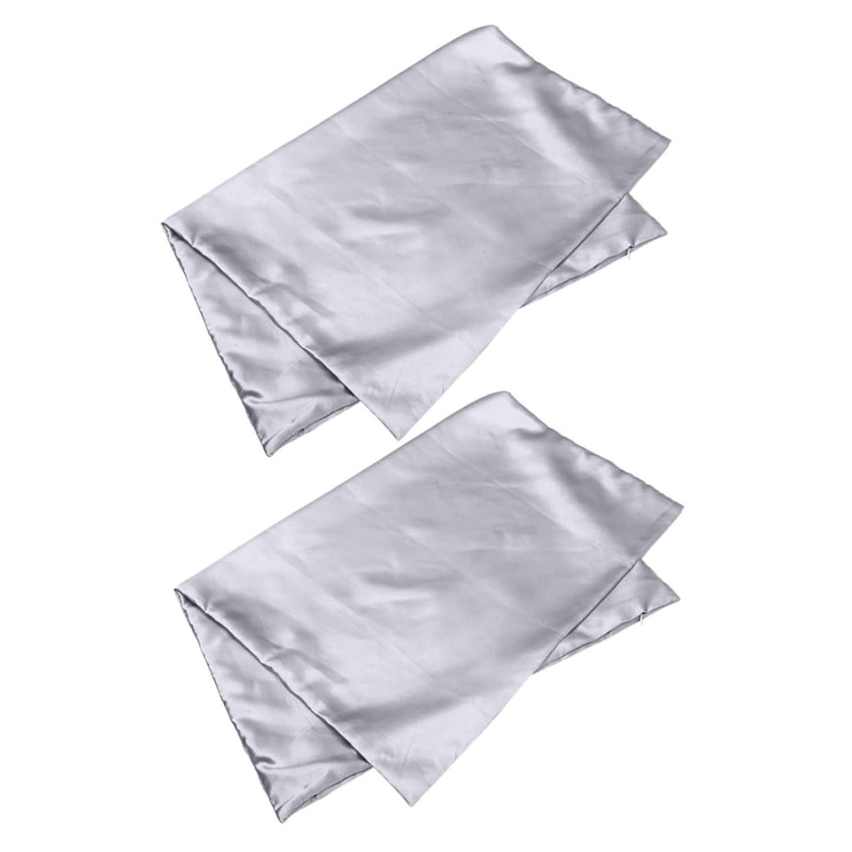 SOIMISS 1 Pair Silk Pillowcase Cushion Cases Bedroom Pillowcase Decorative Household Pillowcases Washable Pillowcases Home Bed Pillow Cover Decorative Pillow Covers Polyester Pillowcases