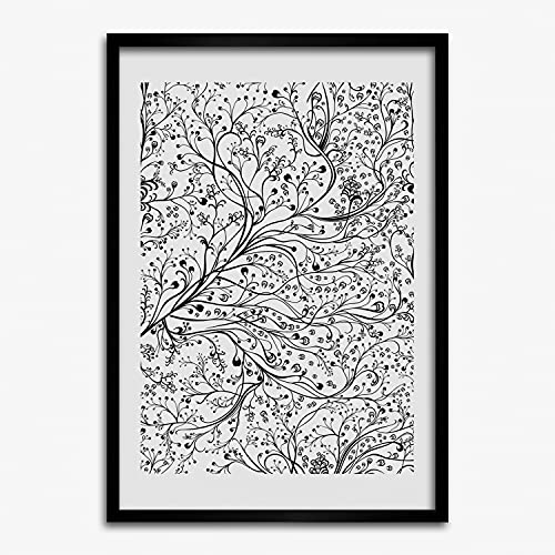 Tableau moderne de brindilles 50x70 cm pour décorer votre salon Tulup