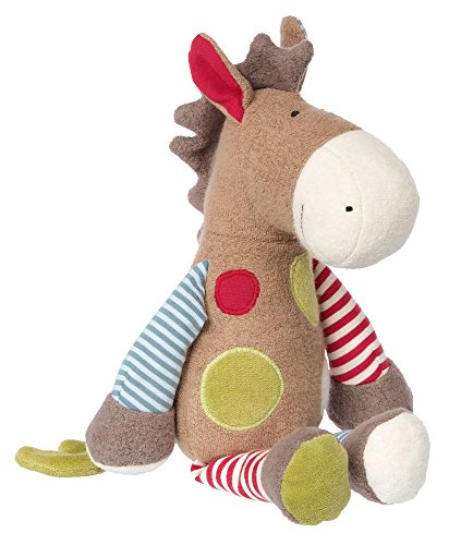 Enfant Mixte Peluche Cheval Patchwork Green