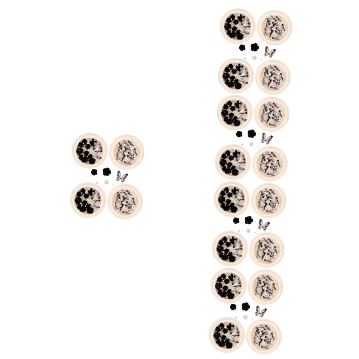 WOONEKY Charms Per Unghie Decorazioni Nail Art Nail Jewels Unghie Dark Per Occasione