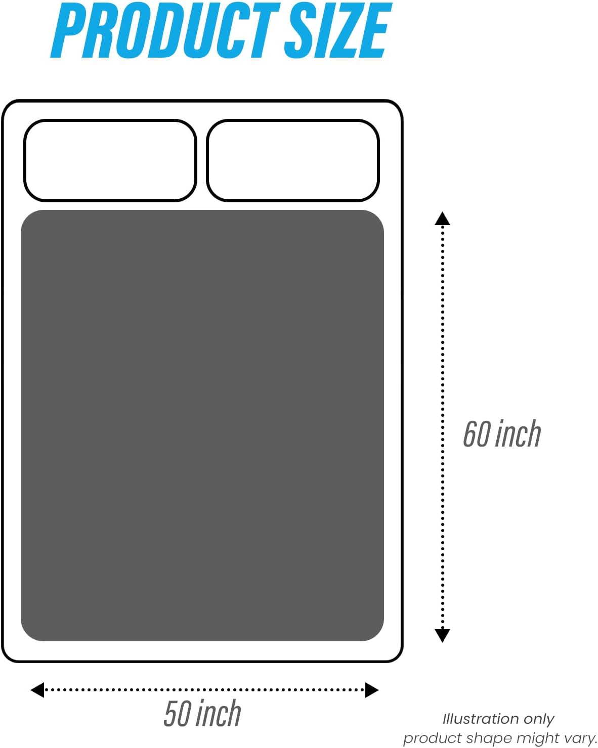 Waterproof Intimacy Blanket – Absorbent, Washable Bed Protector for Couples – Liquid-Resistant Throw for Mattress Protection