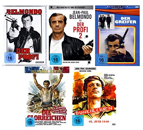 Preisvergleich Produktbild Jean-Paul Belmondo Fan Editon ( 5 DVDs)