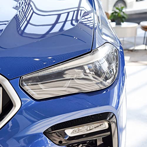 MURPWDZ 2 Stuks Auto Koplamp Beschermfolie Vinyl Bescherming Transparant Tpu Decal Sticker, Fit Voor Bmw X6 G06 2020-Present Accessoires - Image 3