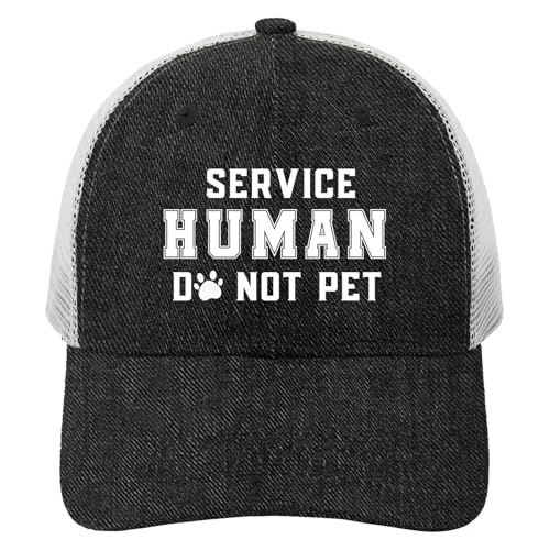 Service Human Do Not Pet Sun Hats Cycling Caps for Grandpa