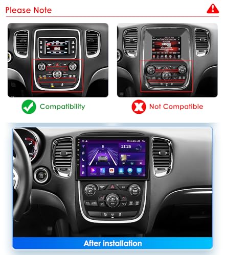 Reproductor multimedia de 9 pulgadas con Android 15.0 para Dodge Durango 2
