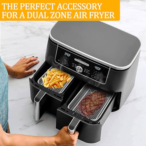Friteringshylla i rostfritt stål för Ninja Air Fryer 3 lager