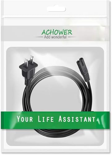 Miniatura 6 de Cable de alimentación de repuesto para TV, [listado UL] Extensión de 6 pies compatible con Samsung LG, Sony, Sony, Vizio, Hisense, Insignia, JVC,