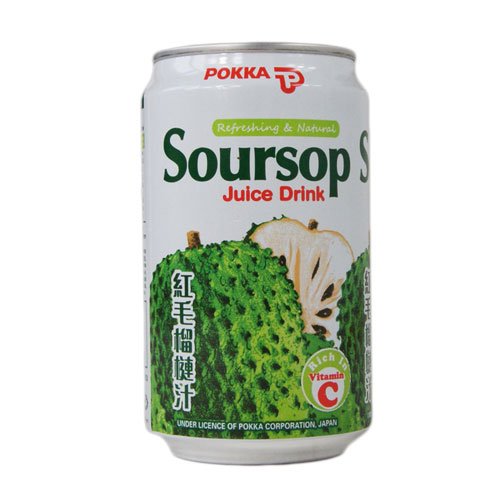 Pokka Soursop Lot de 24 bouteilles de jus de fruits 300 ml