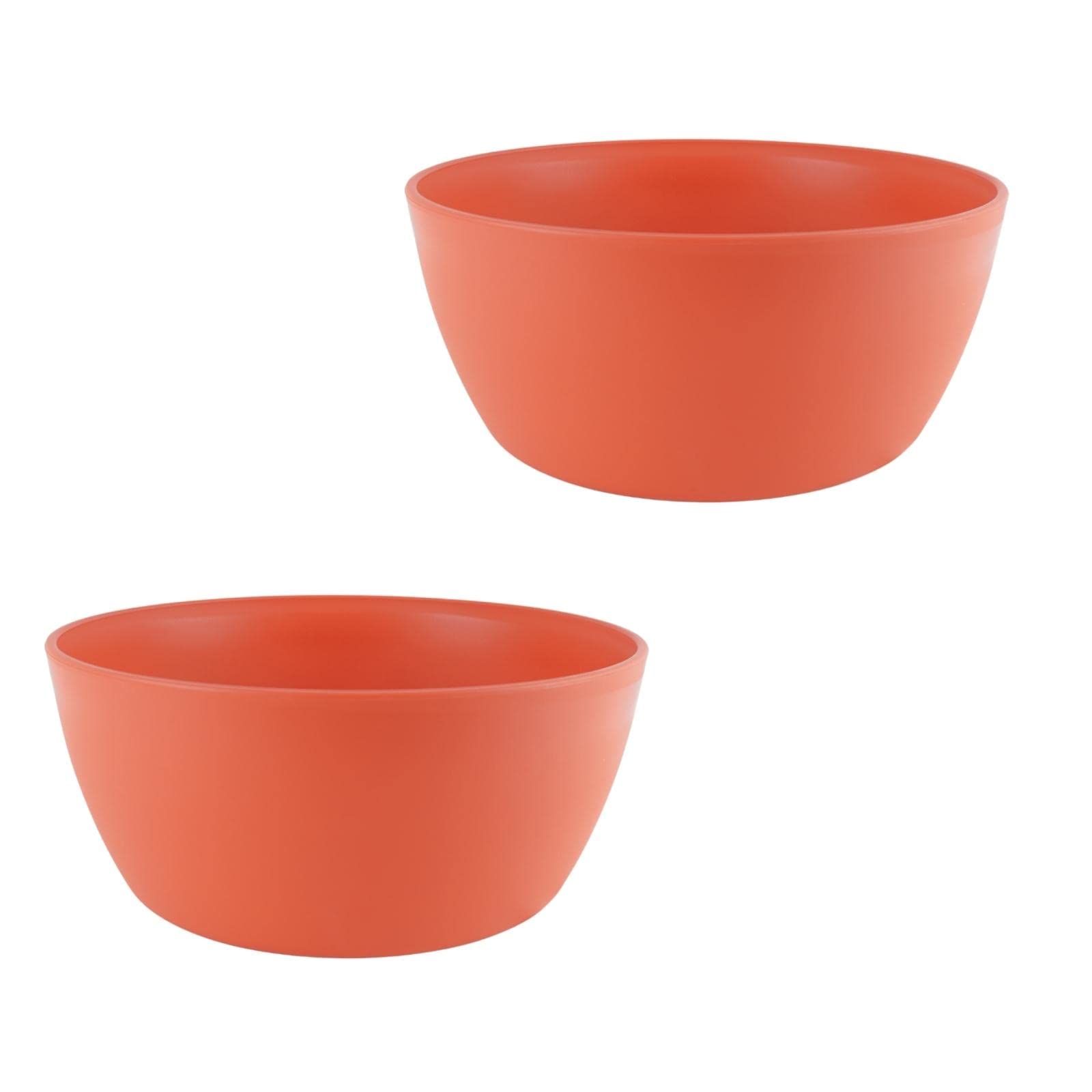 ECOMACETAS FLOWERPOT STORE Maceta Bonsai Redonda Baja, Maceta para Suculentas o Cactus de Plástico de Colores (2, 20 cm)