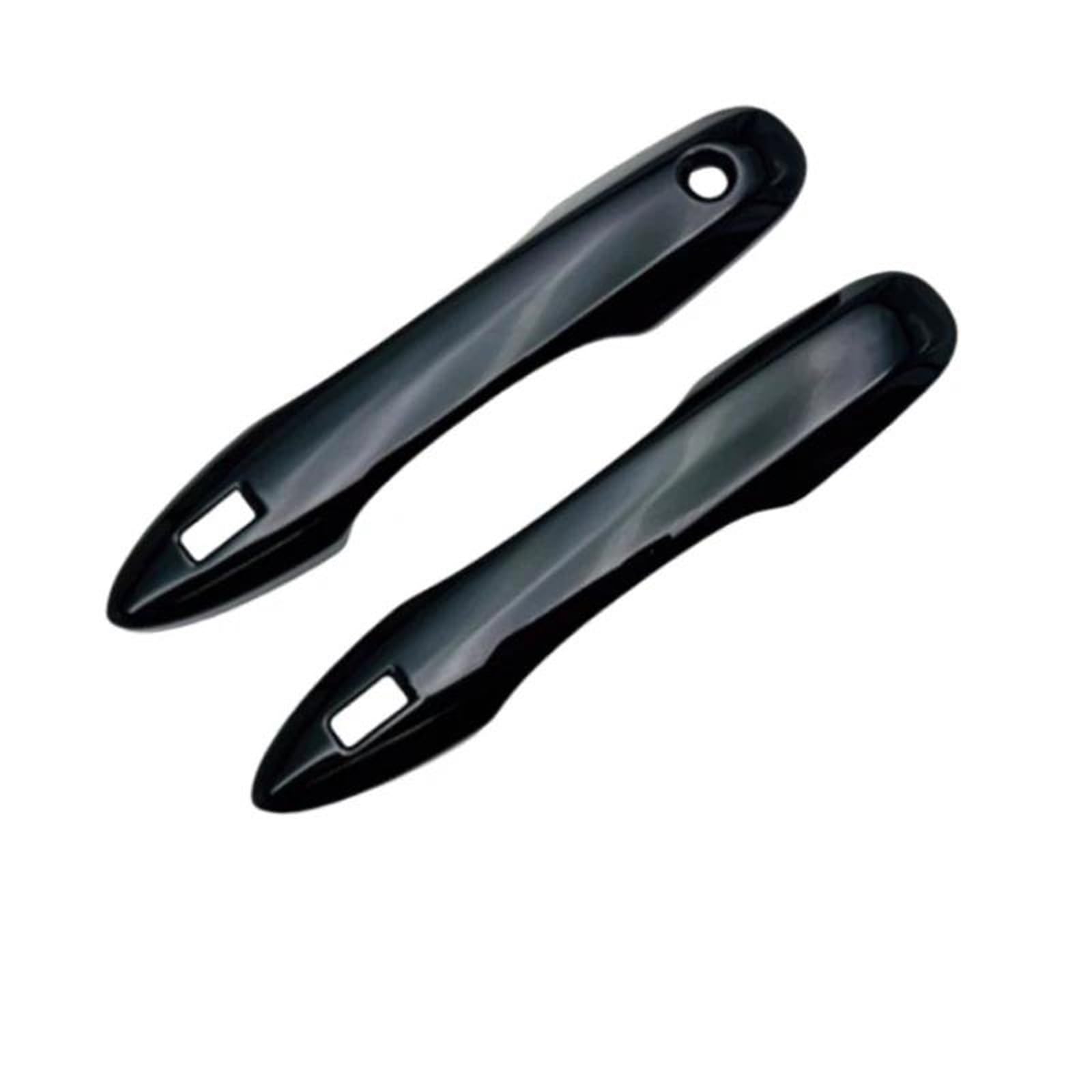 Yytemd Black Handle Cover Car Accessories Decoration Side Exterior Door Handle Covers Trim For Toyota For Prius 60 2023-2025 Chrome(Black Handle Cover)