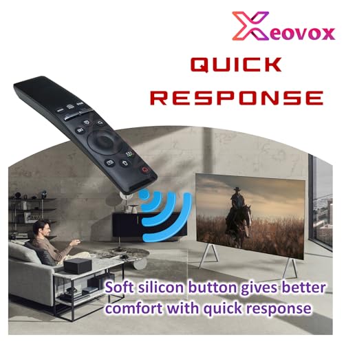 Image of Remote Control Compatible for Samsung Smart 4K Tv Remote Original Led UHD QLED Television and Monitor Suitable for Frame Ultra 6 7 8 Series with Hot Keys BN59 Model