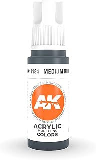 AK Interactive 3rd Gen Acrylic Medium Blue 17ml