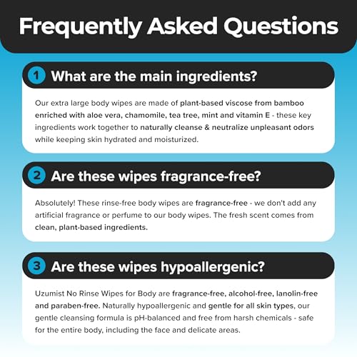 Camping Essentials - Body Wipes for Camping Adults Bathing No Rinse - 100 XL Deodorant Bathing Shower Wipes For Men Women - Personal Hygiene Cleansing Cloth with Aloe - Camping Accessories Supplies - Image 8