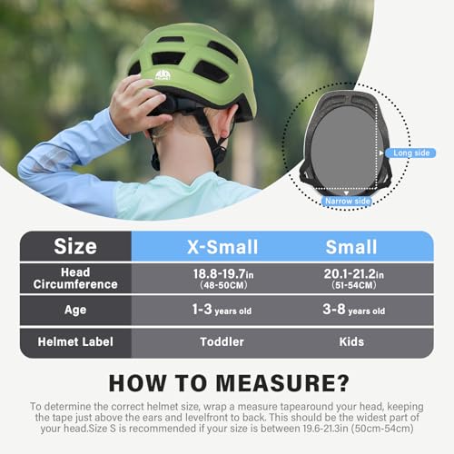 Image of Toddler Kids Bike Helmet, Adjustable Infant Baby Bicycle Helmet for Age 1-3-5-8 Years Child Boys Girls, Multi-Sport Scooter Skateboard, 2 Sizes