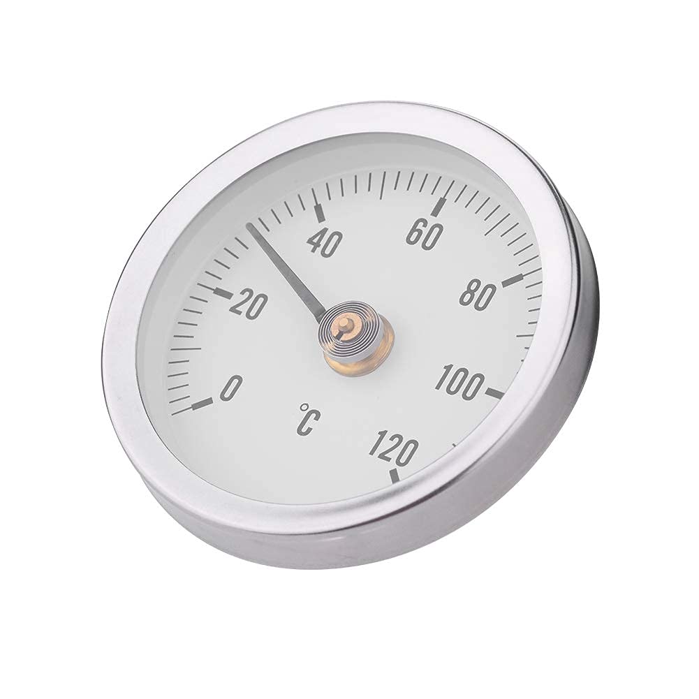 Ejoyous - Termómetro de resorte (63 mm, de lectura rápida, IP55, IP55, con polvo, impermeable, para mangueras superficiales, Power PoSTANTS Marine con pantalla de temperatura de cristal