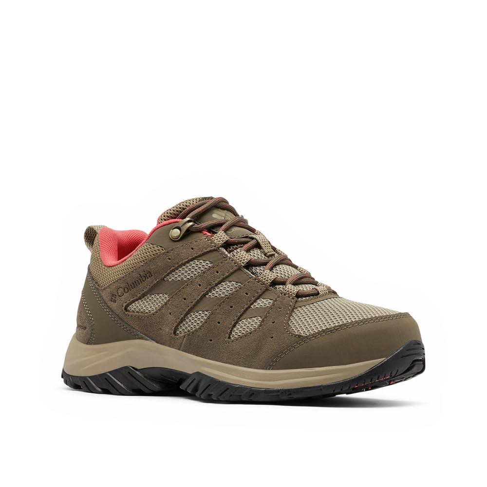 Columbia Redmond 3 Wp, Scarpe da Trekking Basse Donna, Pebble Red Coral, 41 EU