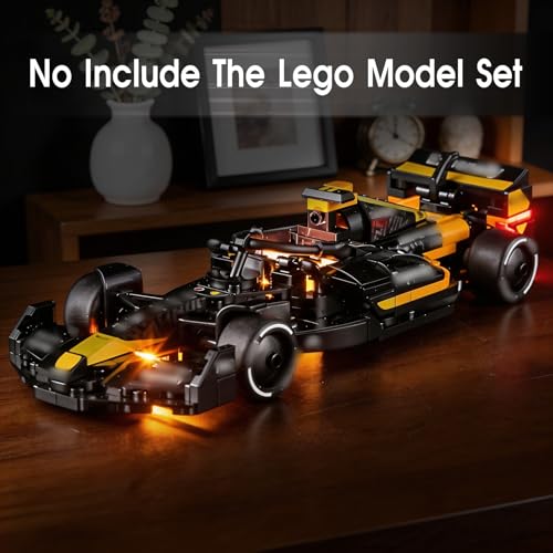 Image of LED Light for Lego 77252 APXGP Team Race Car from F1 The Movie Set, Light Kit Compatible with Lego 77252 Building Blocks Model, Not Included The Model Set