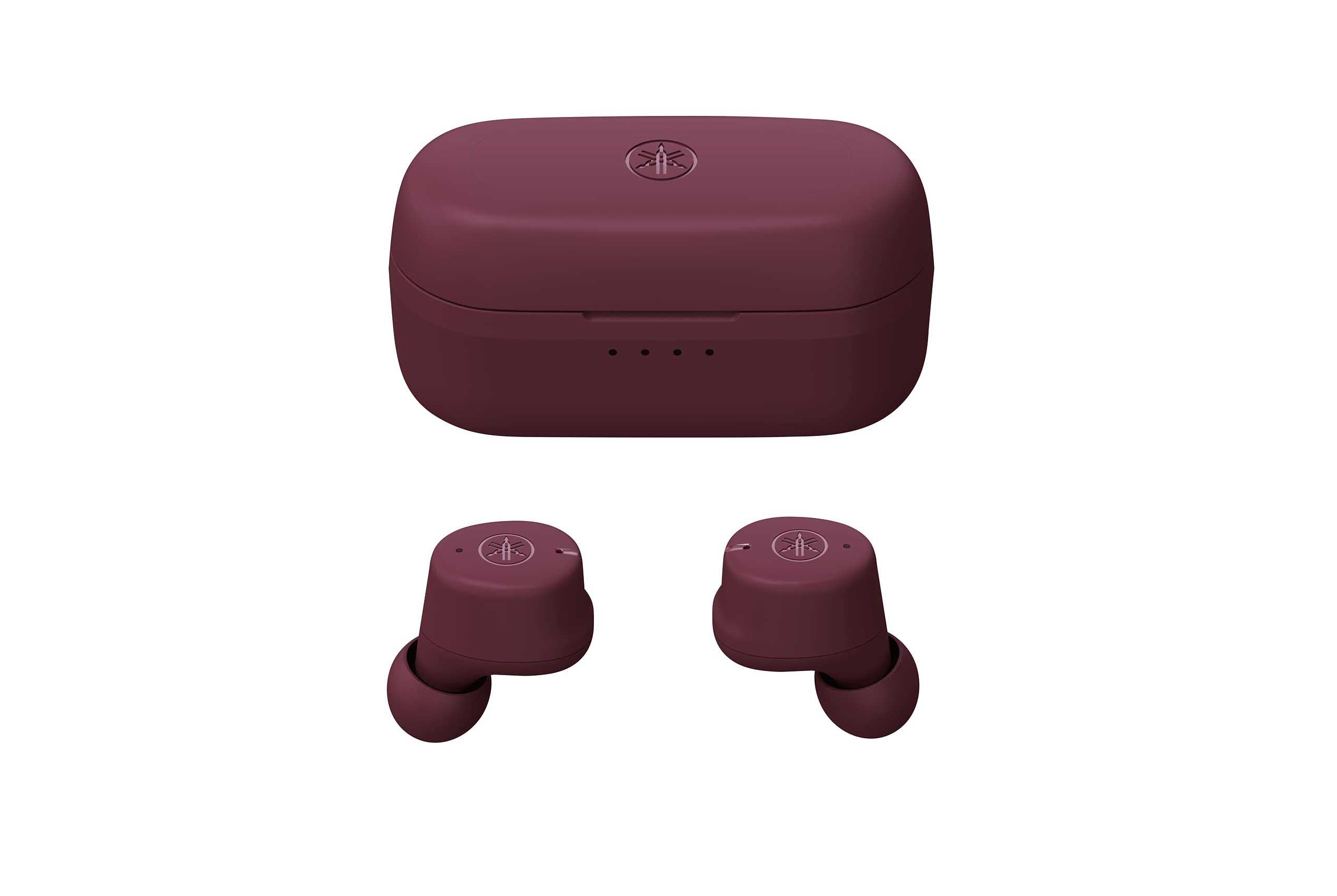 Yamaha TW-E3C Auricolari In-Ear Bluetooth True Wireless con Tecnologia True Sound, Tecnologia Clear Voice Capture, Modalità Gaming, Suono Ambientale e Listening Care - Rosso
